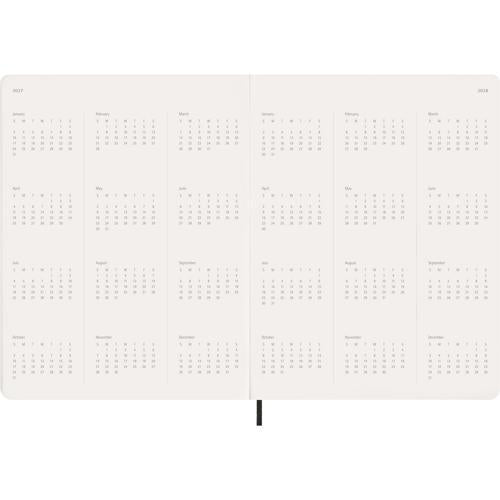 Moleskine Essential Planner 15 Month SC Weekly Vertical XXL Black 2027