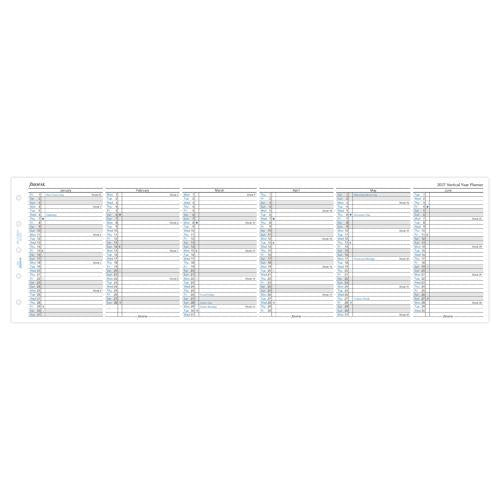 Filofax Refill Classic Year Planner Vertical Mini 2027