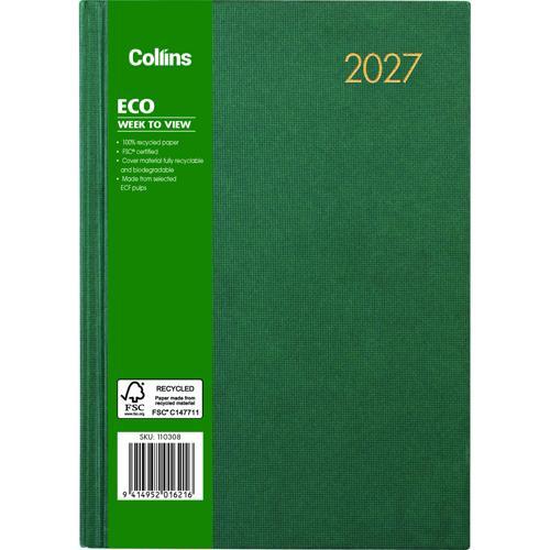 Collins Diary Eco A53 Week Per View 2027