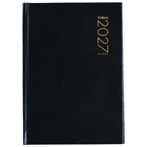 Collins Diary A63 Black 2027