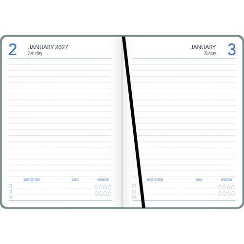 Collins Diary A51 Day Per Page Colour Edge Black 2027
