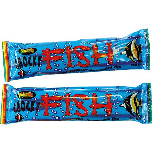 Rainbow Wrapped Chocky Fish 50 x 25g