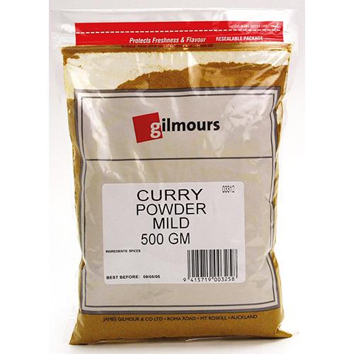 Gilmours Mild Curry Powder 500g