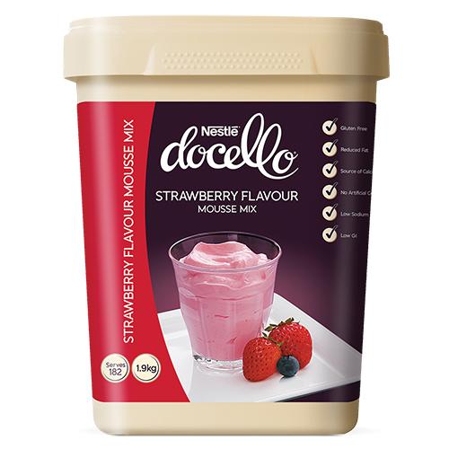 Nestle Docello Strawberry Dessert Mousse 1.9kg