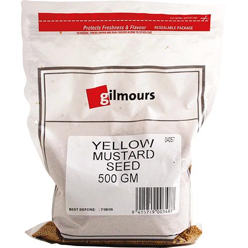 Gilmours Yellow Mustard Seeds 500g