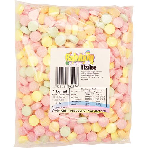Rainbow Fizzies 1kg