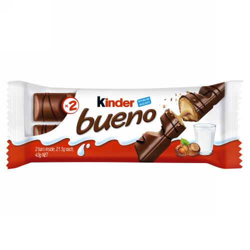 Kinder Bueno Chocolate Bar 30 x 2 x 22g