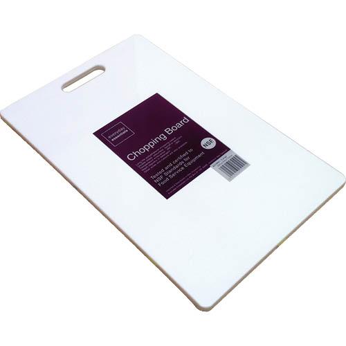 Everyday Essentials White Chopping Board Large 13x250x395mm 1pk