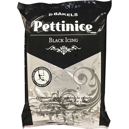 Bakels Pettinice Ready To Roll Black Icing 750g