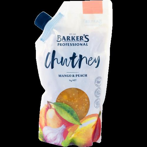 Barker's Mango & Peach Chutney 1kg