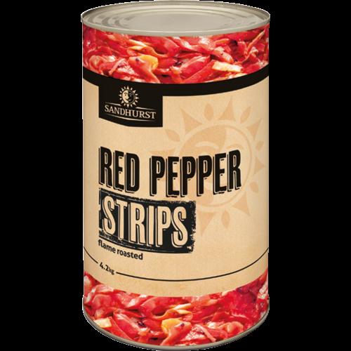 Sandhurst Red Pepper Strips Pickles 4.3kg