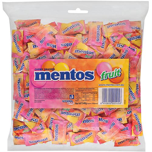 Mentos Chewy Fruit Bulk Bag 540g