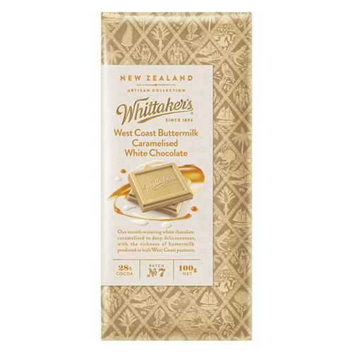 Whittaker's West Coast Buttermilk Caramelised White Chocolate Block 100g