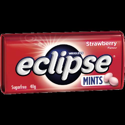 Wrigley's Eclipse Strawberry Sugarfree Mints 12 x 40g