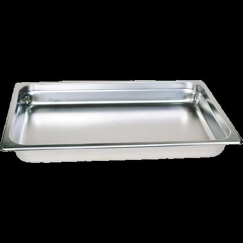 Spunglo Gastronorm Stainless Steel Tray 1/1 Size 65mm Deep Pan 1pk