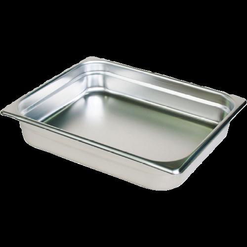 Spunglo Gastronorm Stainless Steel Tray 1/2 Size 65mm Deep Pan 1pk