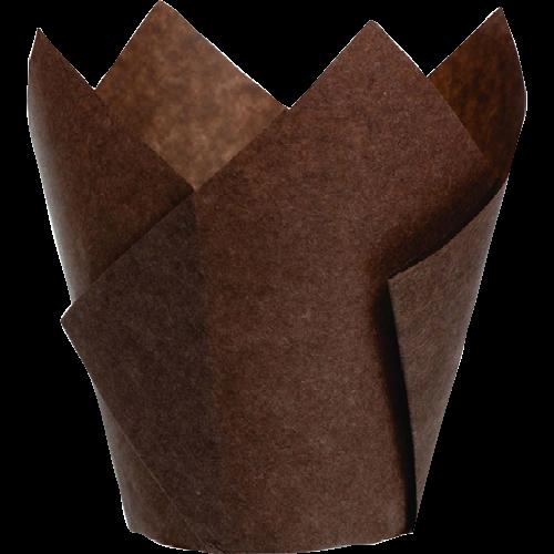 GoBake Brown Eco Muffin Wraps 60x175mm 100pk