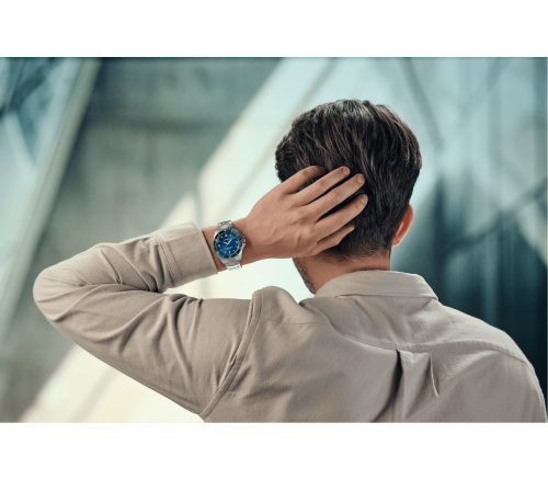 Watch - WENGER Executive 40mm Blue Dial SS Bracelet