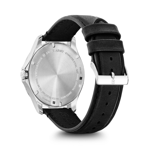 Watch - VICTORINOX Alliance 40mm Black Leather Strap Black Dial