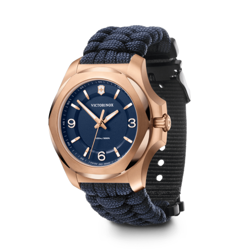 Watch - VICTORINOX I.N.O.X. V 37mm Blue Paracord Strap Blue Dial