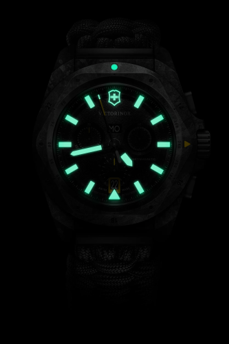 Watch - VICTORINOX I.N.O.X Chr + Acc Wal 43mm Black Para Strap Black Dial