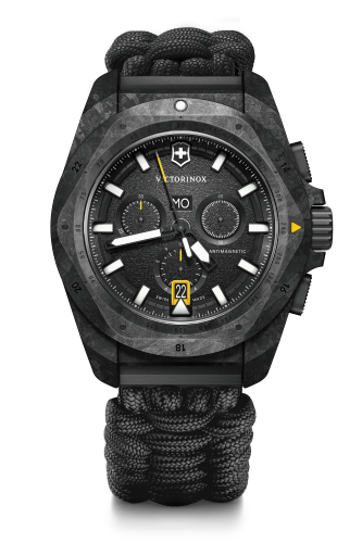 Watch - VICTORINOX I.N.O.X Chr + Acc Wal 43mm Black Para Strap Black Dial