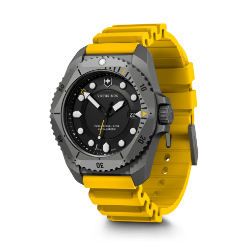 Watch - VICTORINOX Dive Pro 43mm Yellow Rubber Strap Black Dial