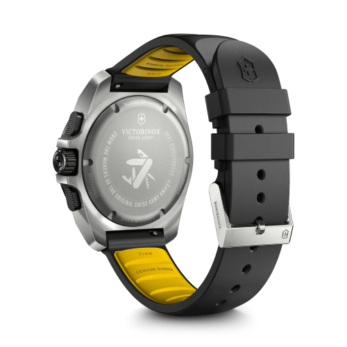 Watch - VICTORINOX I.N.O.X Chrono Carbon 43mm Black Rubber Strap Black Dial