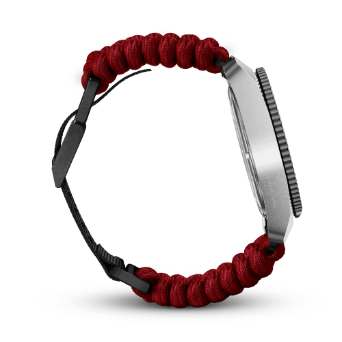 Watch - VICTORINOX Journey 1884 43mm Red Para Strap Black Dial