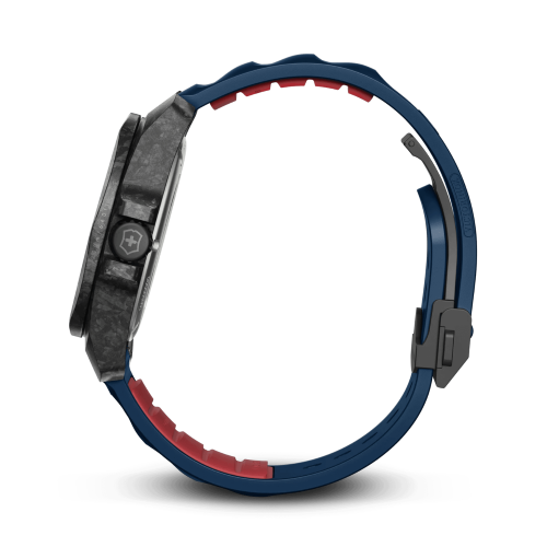 Watch - VICTORINOX I.N.O.X. Auto + SAK 41mm Blue Rubber Strap Blue Dial