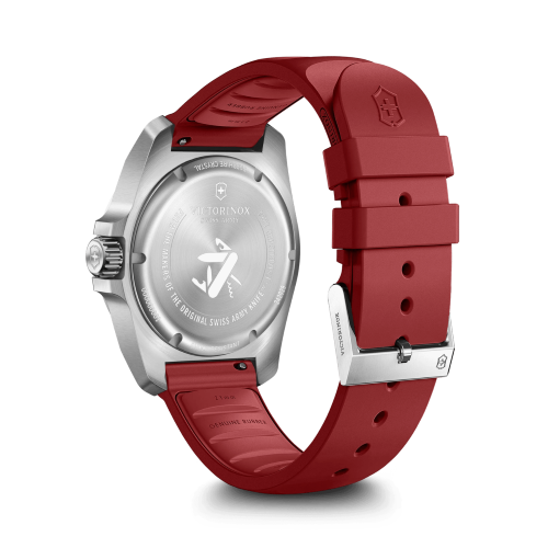 Watch - VICTORINOX I.N.O.X. 41mm Red Rubber Strap Red Dial