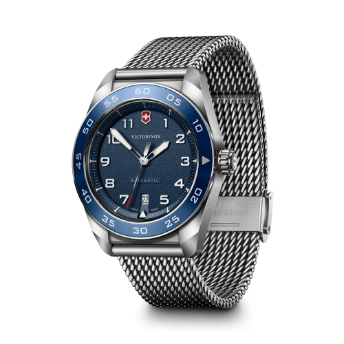Watch - VICTORINOX Swiss Army Auto 42mm SS Bracelet Blue Dial