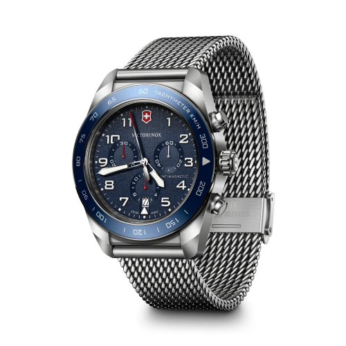 Watch - VICTORINOX Swiss Army Chrono 42mm SS Bracelet Blue Dial