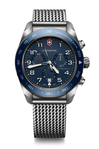 Watch - VICTORINOX Swiss Army Chrono 42mm SS Bracelet Blue Dial