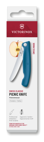 Folding Picnic Knife - VICTORINOX 11cm (Blue)
