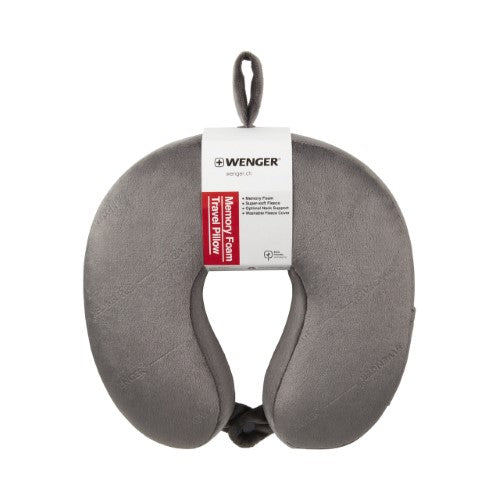 Memory Foam Travel Pillow - WENGER Accessories (Grey)