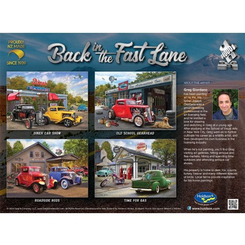 Jigsaw Puzzle - Back in the Fast Lane Old School Gearhead (1000 Piece)