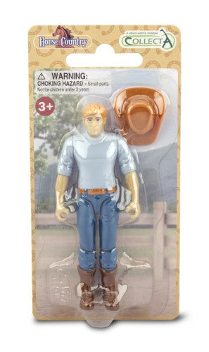 Figurine - CollectA Man Hobby Rider with Cowboy Hat