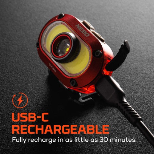 Rechargeable Headlamp - NEBO Mycro 550+ (Red)