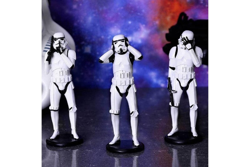 Ornament - NEMESIS NOW THREE WISE STORMTROOPERS (14CM)