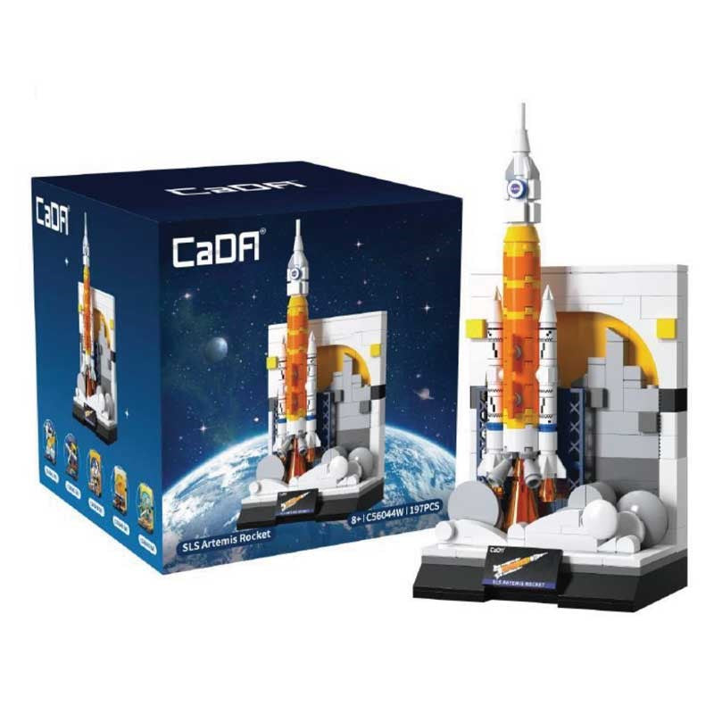Brick Model Kit - CADA SLS ARTEMIS ROCKET