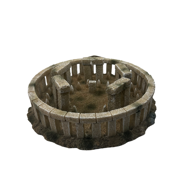 Aquatic Ornament - Prehistoric Monument (25 x 25 x 7cm)