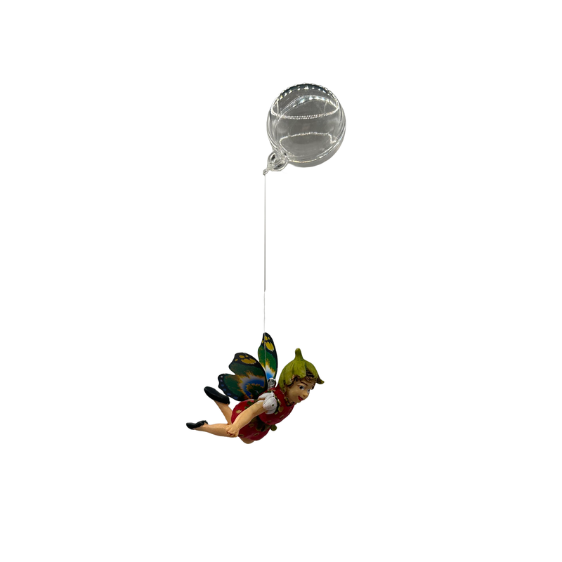Aquatic Ornament - Floating Strawberry Fairy (6 x 3 x 7cm)