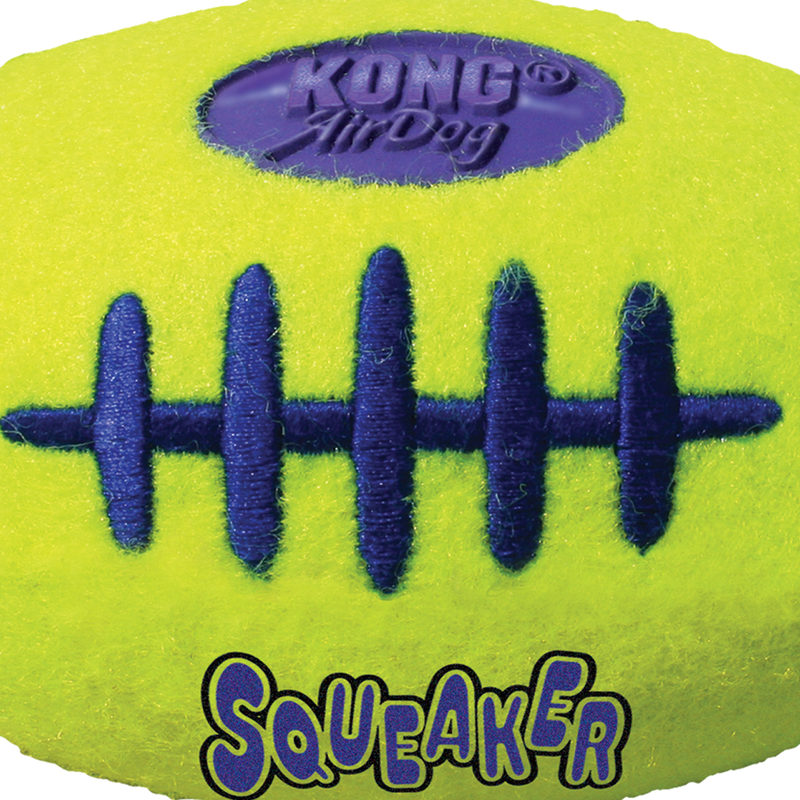 Dog Toy - KONG AirDog Squeaker Football (Small)
