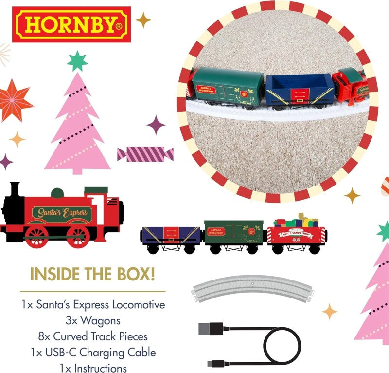 Train Set - HORNBY BATTERY SANTA'S EXPRESS