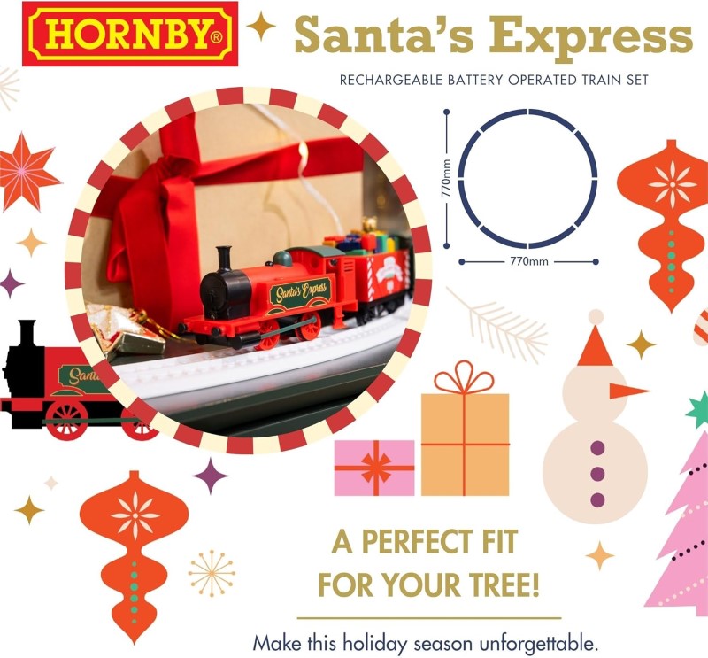Train Set - HORNBY BATTERY SANTA'S EXPRESS
