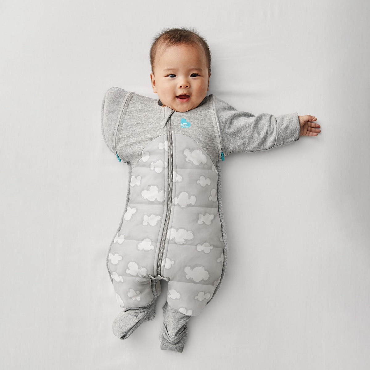 Love to Dream Swaddle Up™ Transition Suit Warm 2.5 TOG - Daydream Grey - Newborn