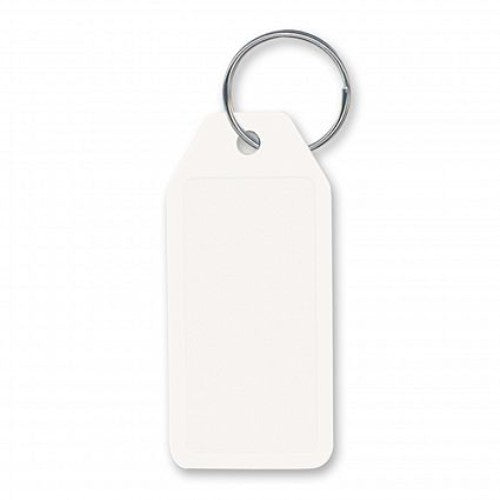 Budget Key Ring - Pack of 50 (White)