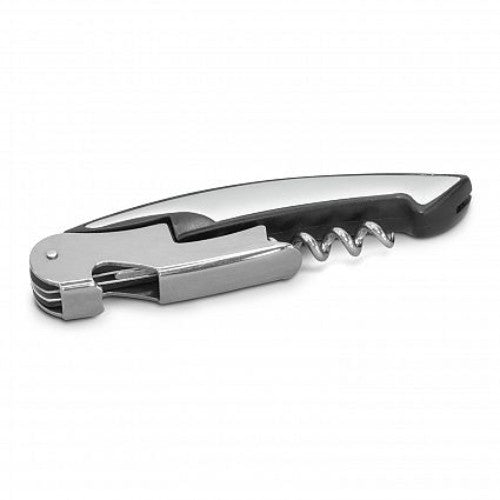 Classic Wine Waiters Knife - Set of 6 (Silver / Black)