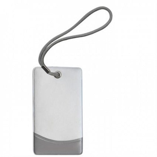 Trekka Luggage Tag - Set of 10 (White / Silver)